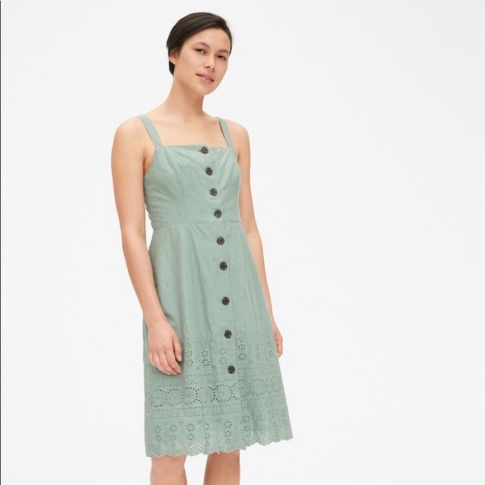 Cotton sundress - Gap - Size 2 - Sage